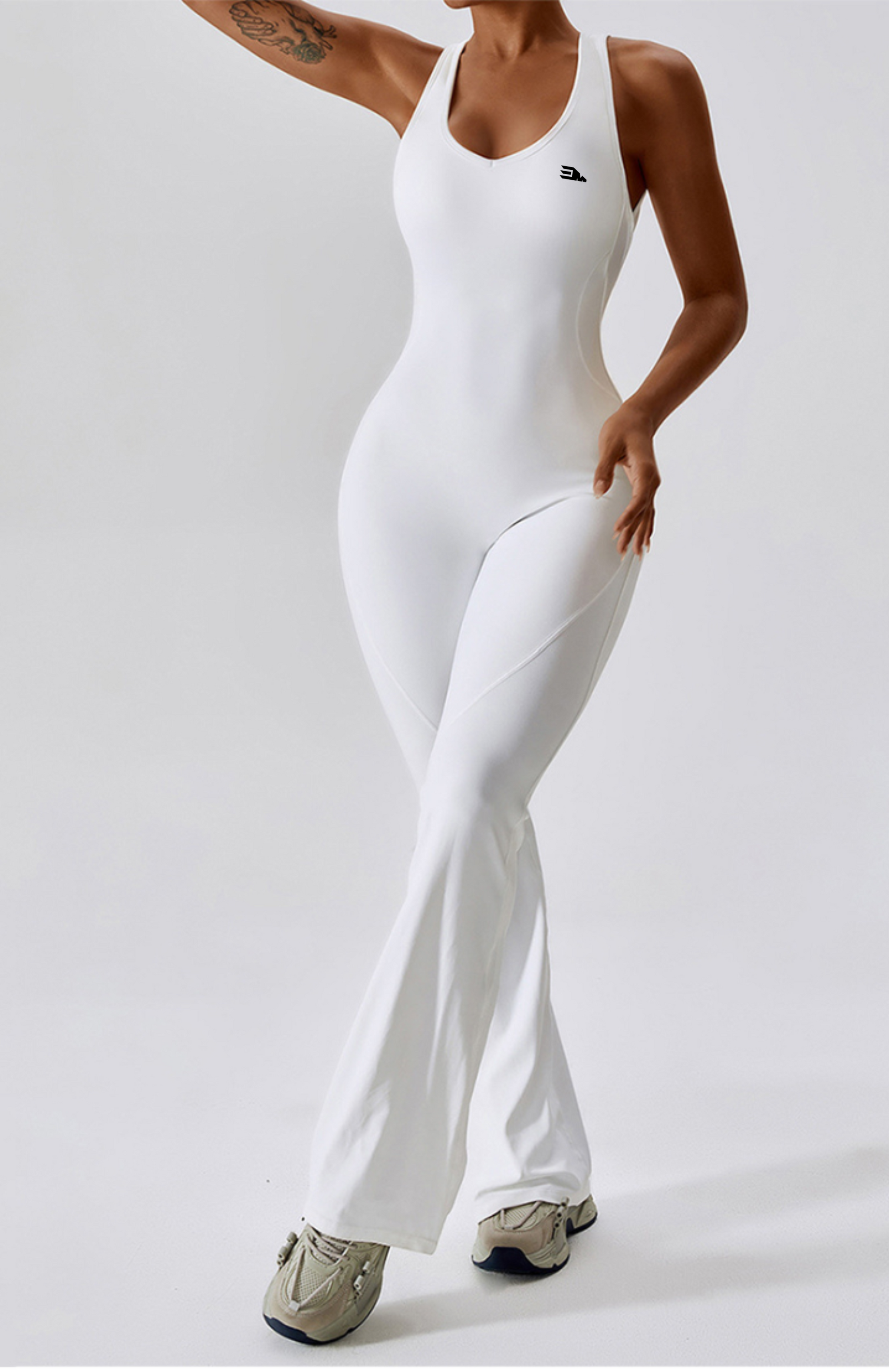 ליזה - אוברול לבן